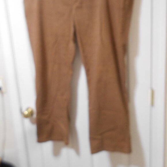EXCELLENT WOMEN'S SZ 24W SLIMMER CLASSICS BY CATHERINES BROWN DENIM JEAN PANTS - Picture 5 of 9